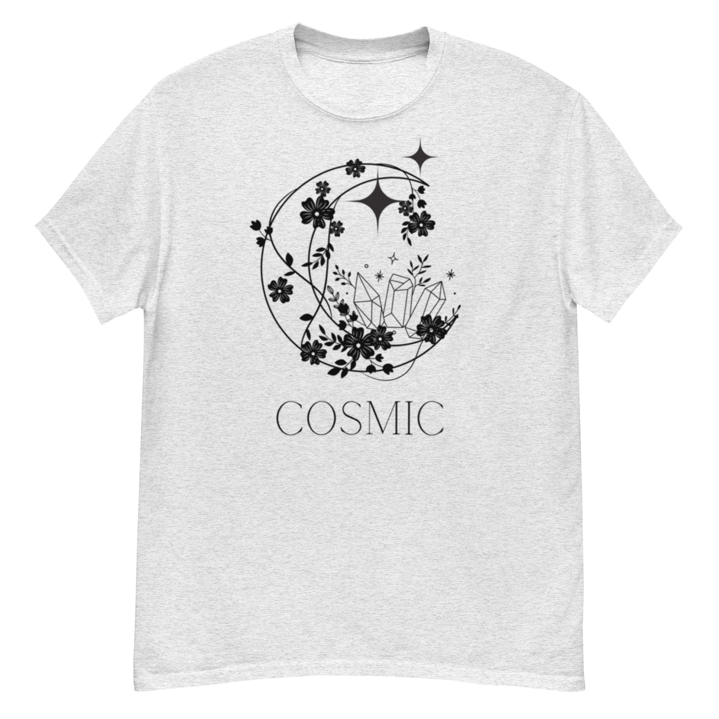 Cosmic Crystal Moon Men's t shirt