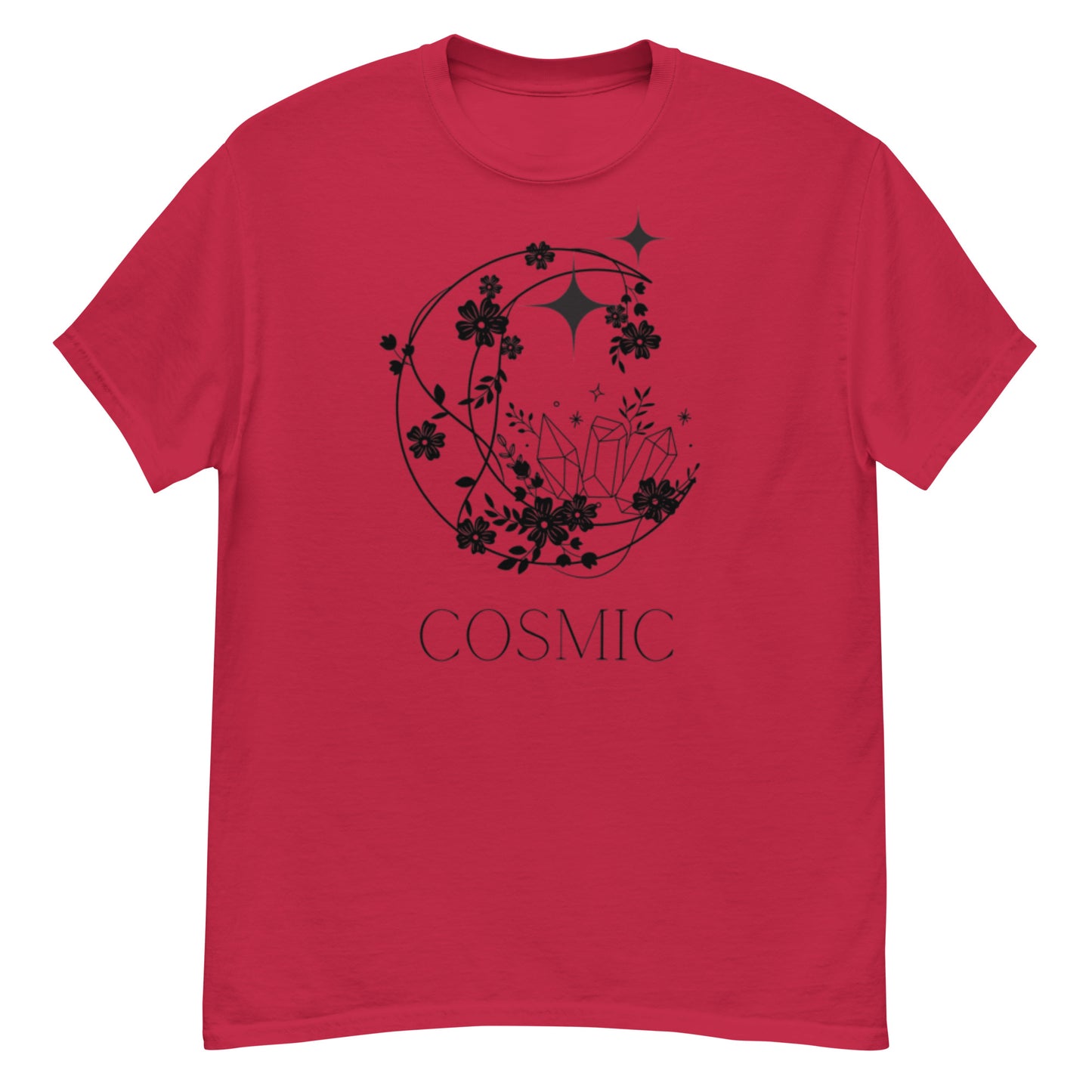 Cosmic Crystal Moon Men's t shirt