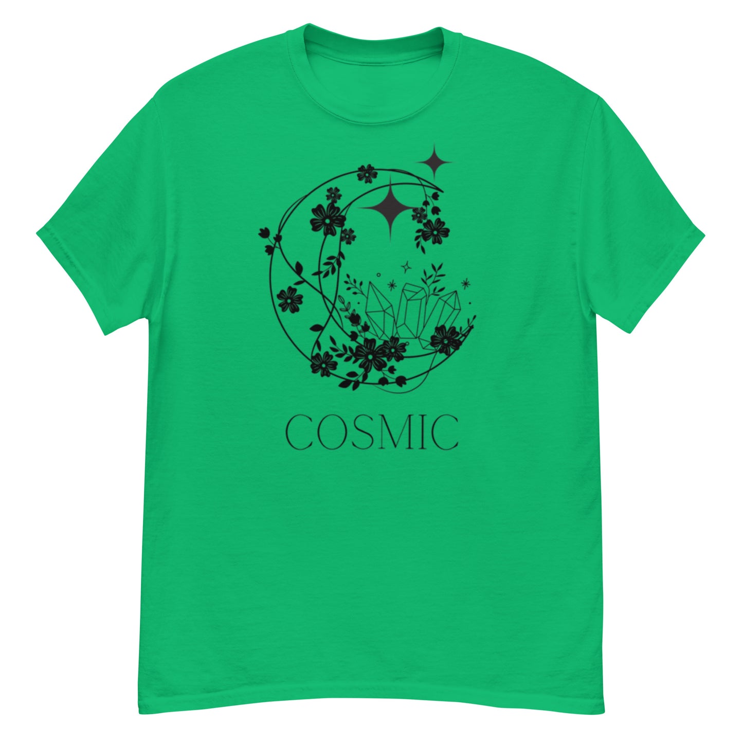 Cosmic Crystal Moon Men's t shirt
