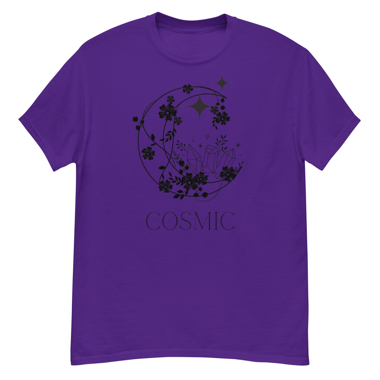 Cosmic Crystal Moon Men's t shirt