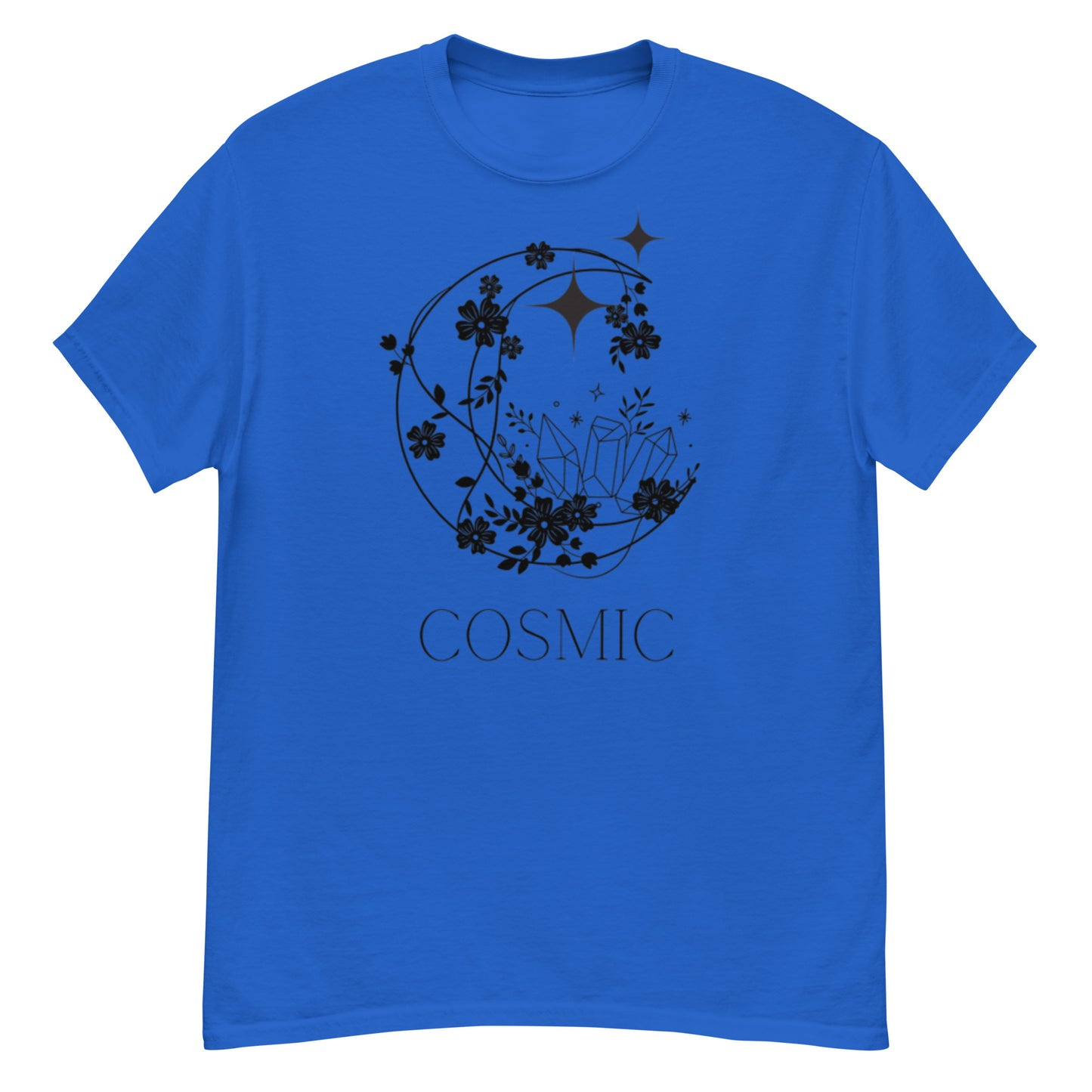 Cosmic Crystal Moon Men's t shirt