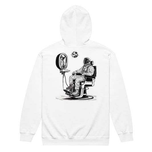 Astro Barber Chair Unisex heavy blend zip hoodie