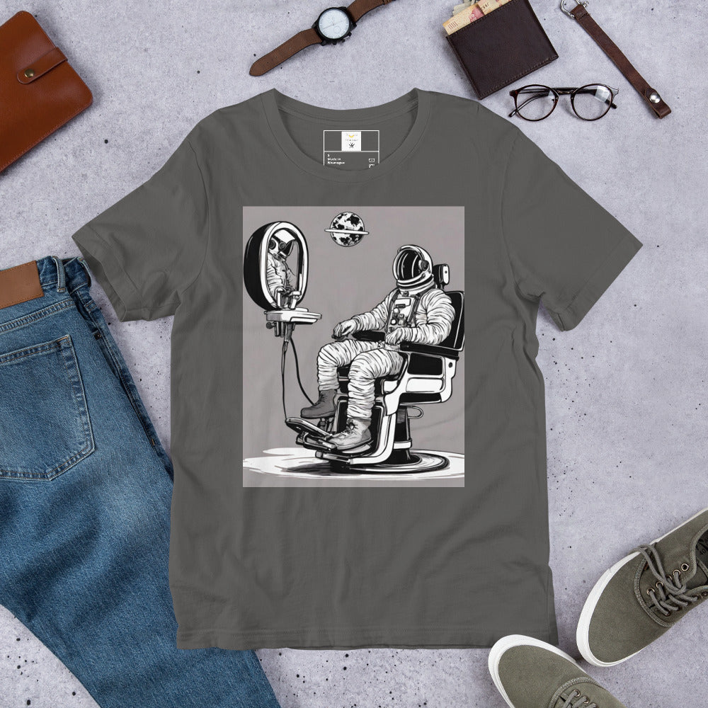 Astro Barber Chair Unisex T-Shirt