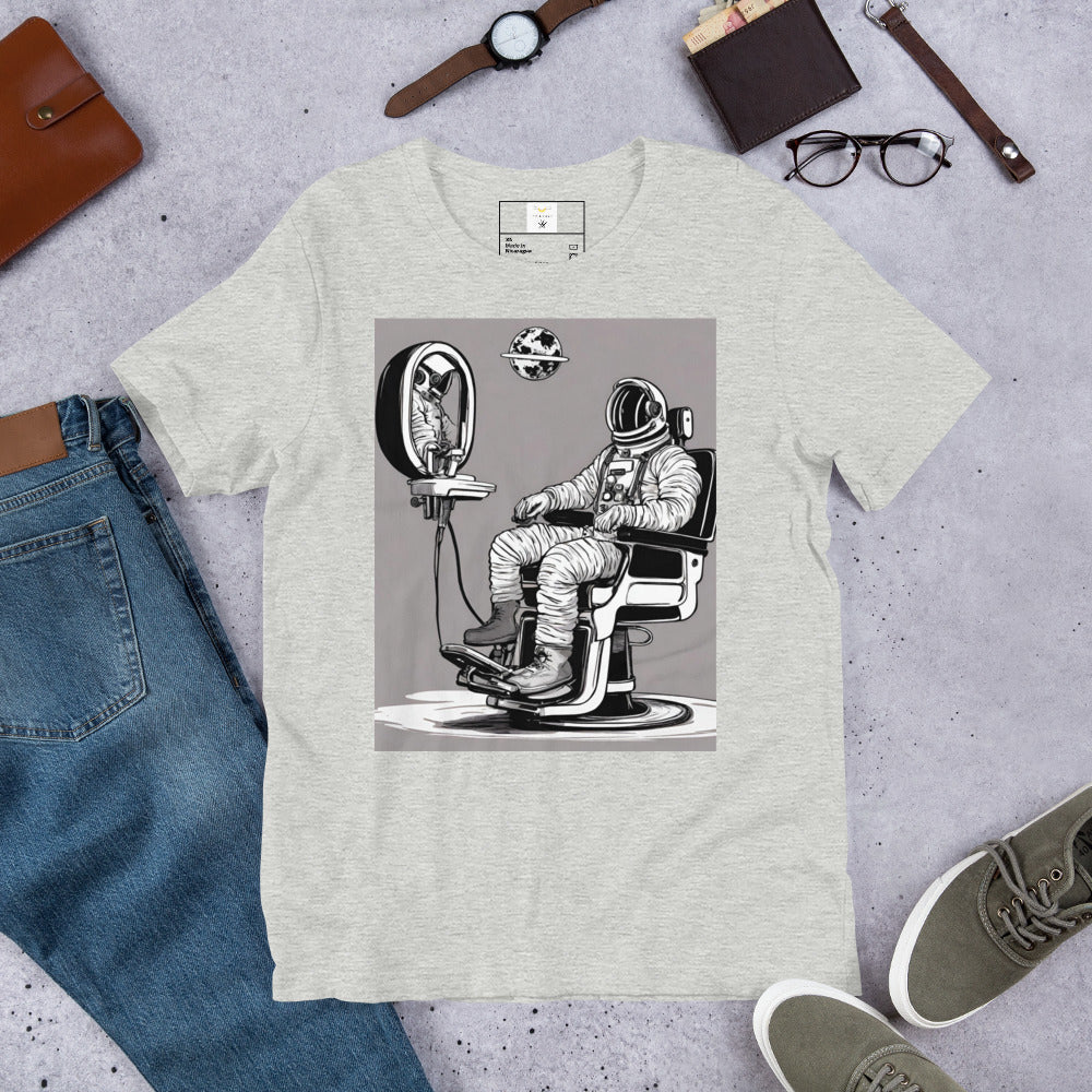 Astro Barber Chair Unisex T-Shirt