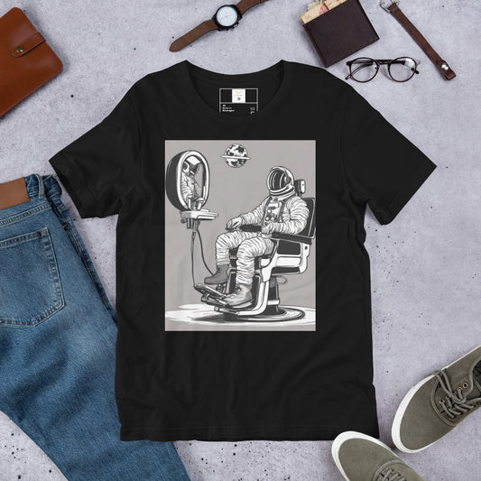 Astro Barber Chair Unisex T-Shirt