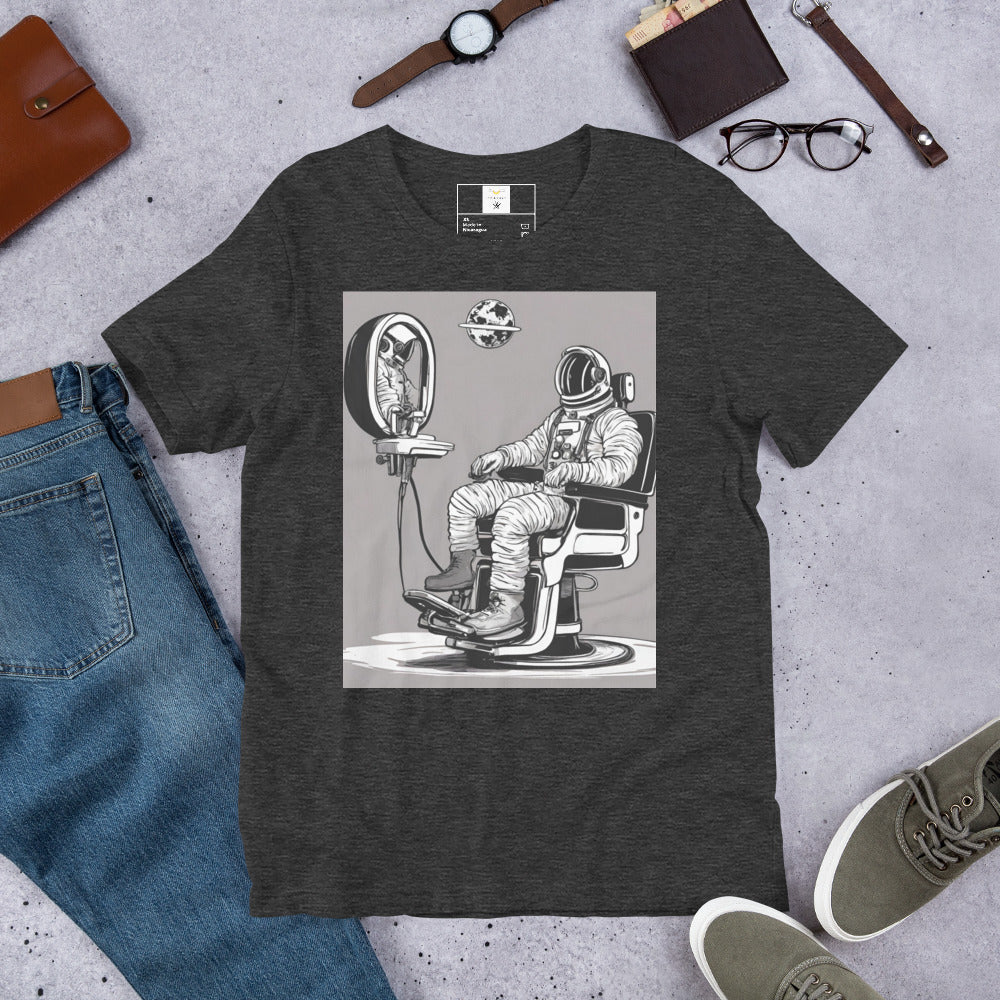 Astro Barber Chair Unisex T-Shirt
