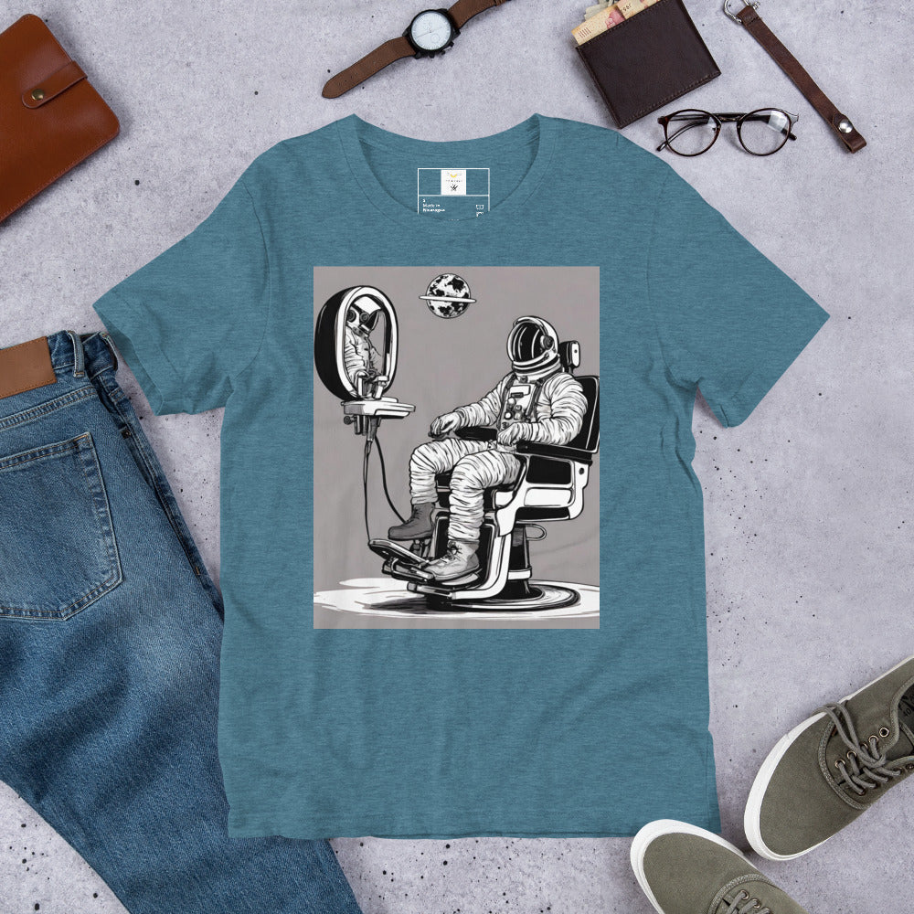 Astro Barber Chair Unisex T-Shirt