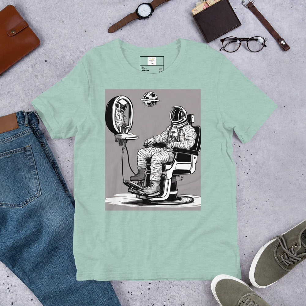 Astro Barber Chair Unisex T-Shirt