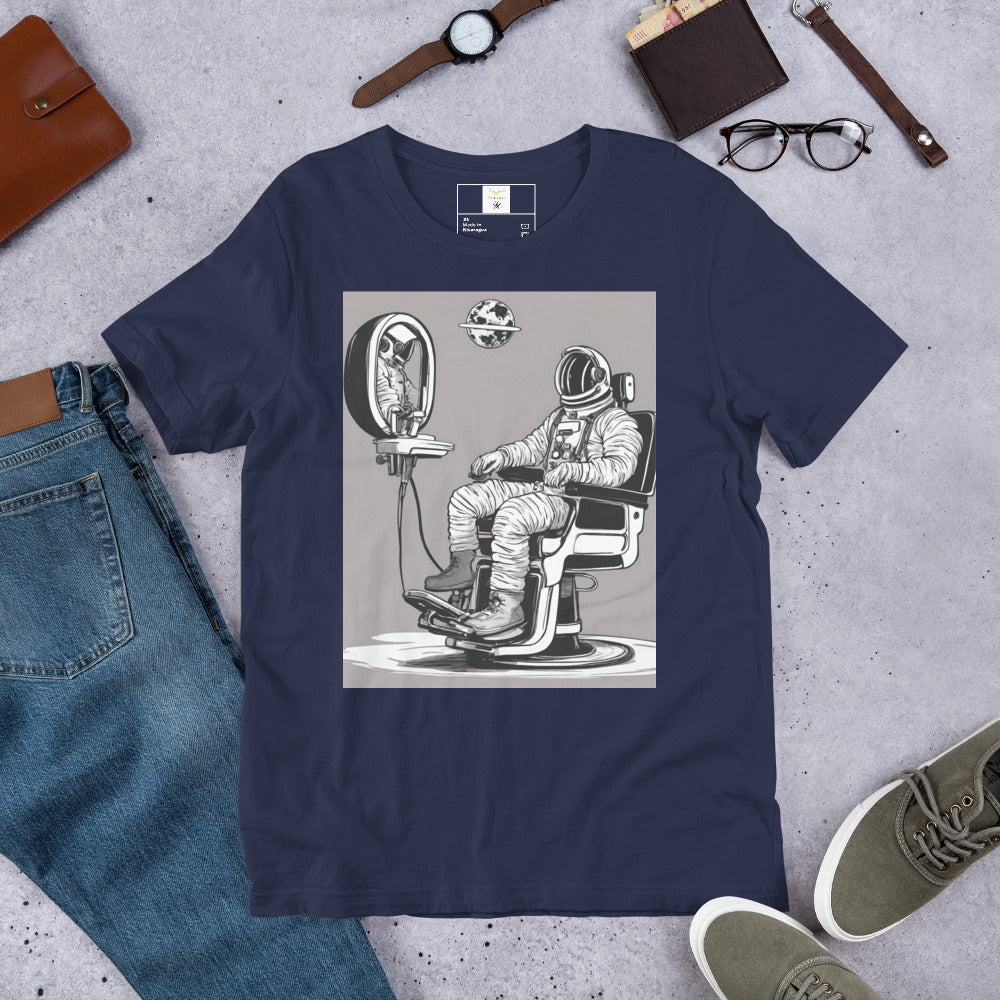 Astro Barber Chair Unisex T-Shirt