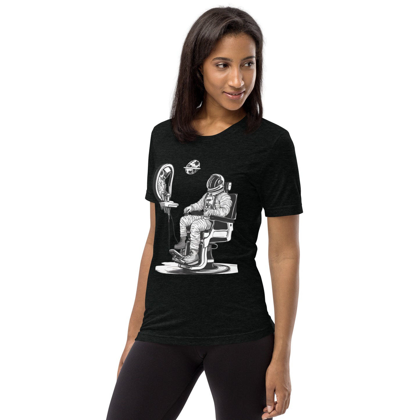 Astro Barber Chair Short Sleeve T-Shirt