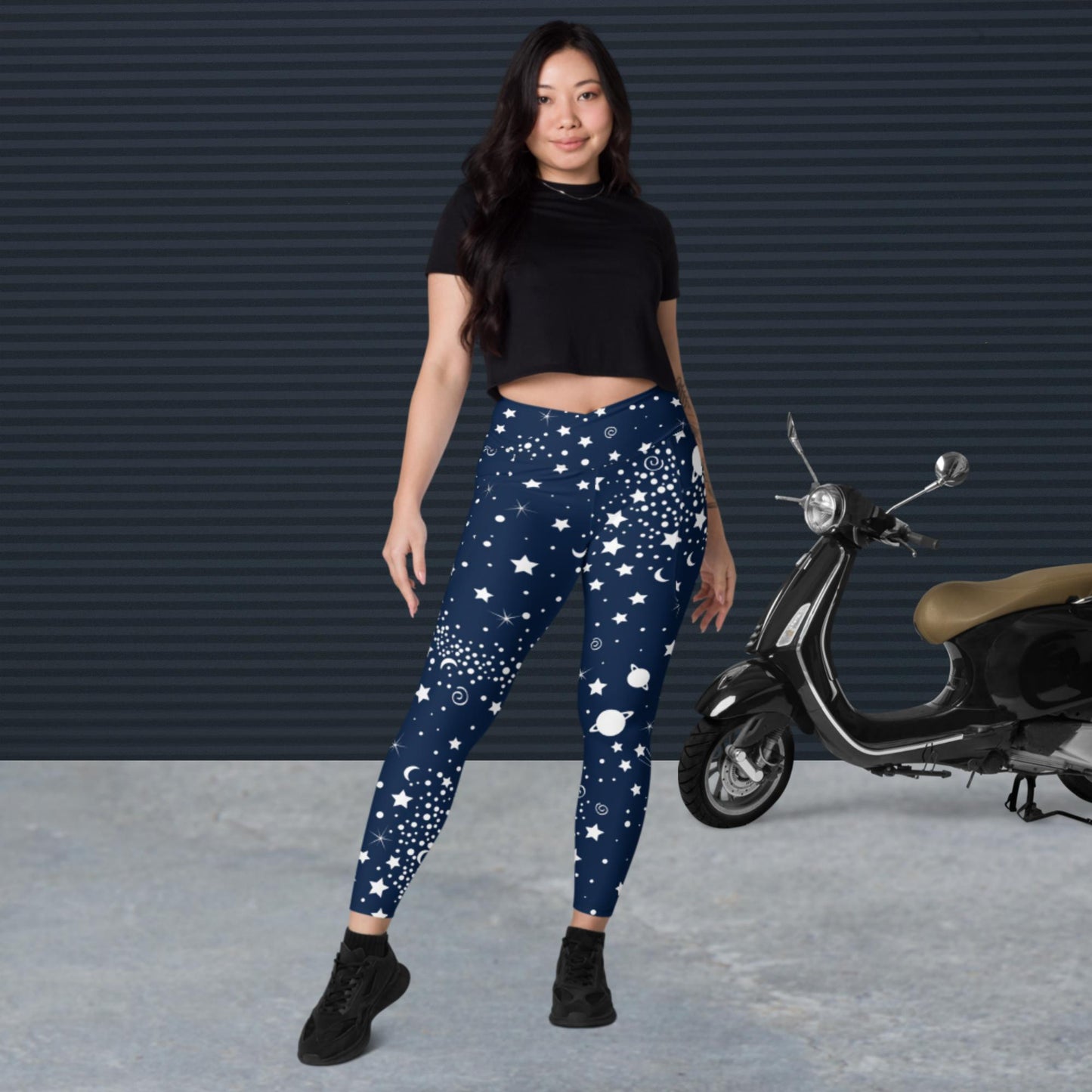 Cosmic Stars  Leggings with pockets