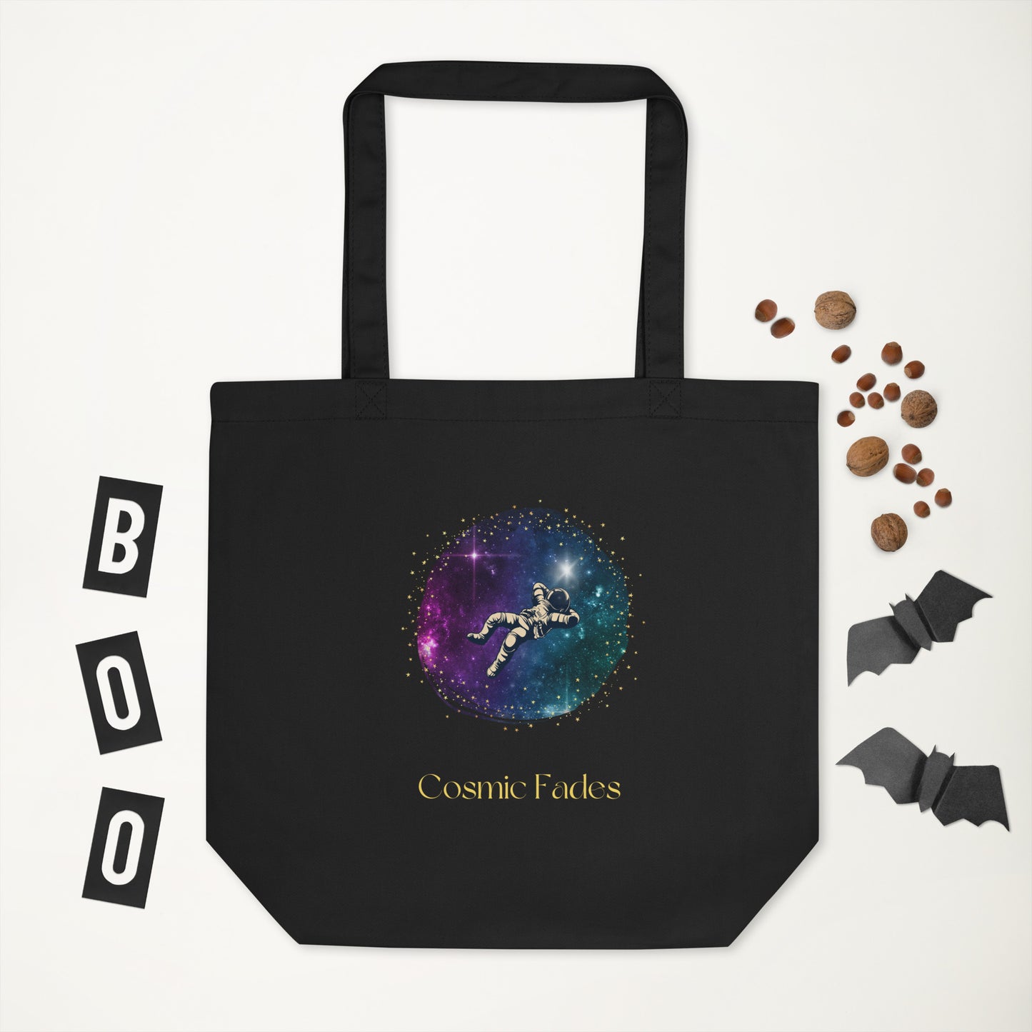 Cosmic Fades Astronaut Eco Tote Bag