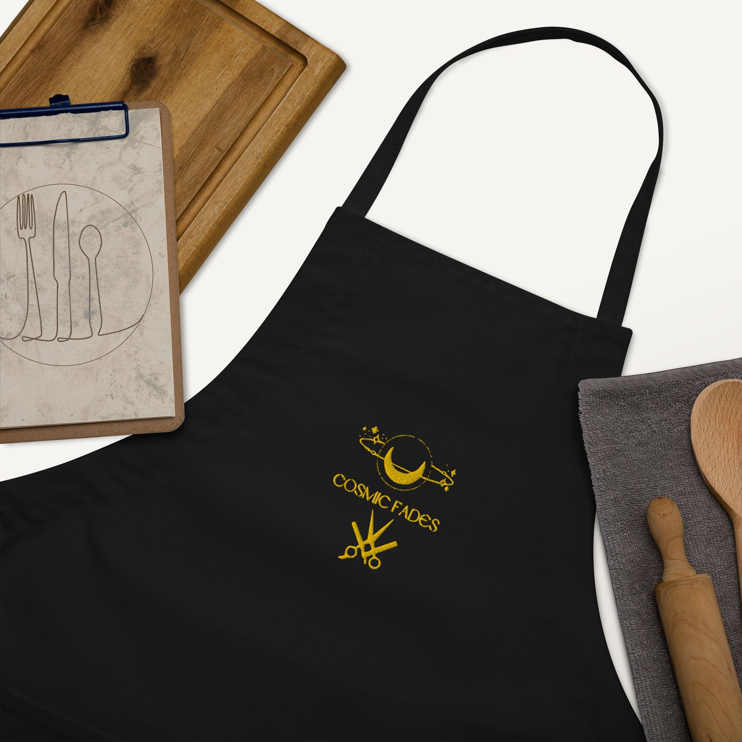 Cosmic Fades Embroidered Apron