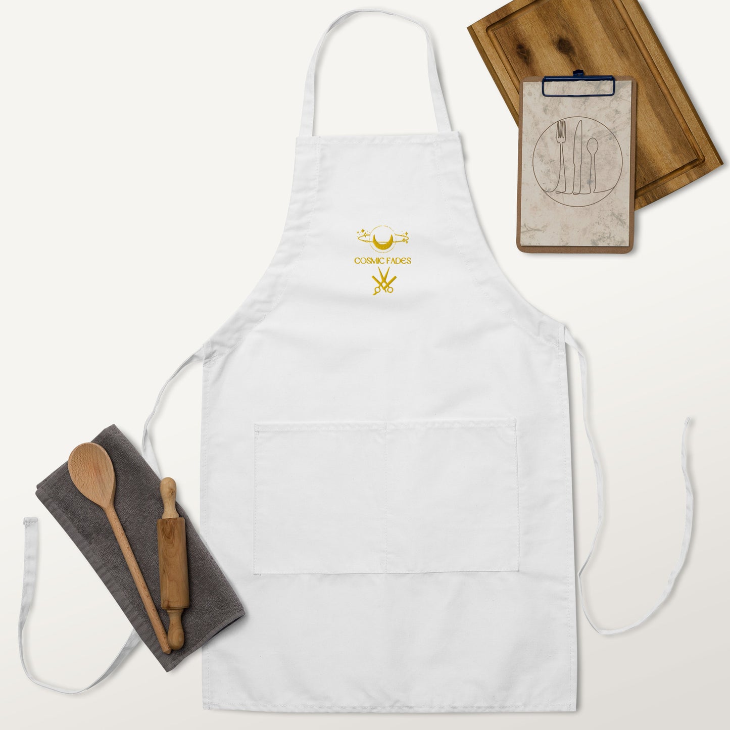 Cosmic Fades Embroidered Apron