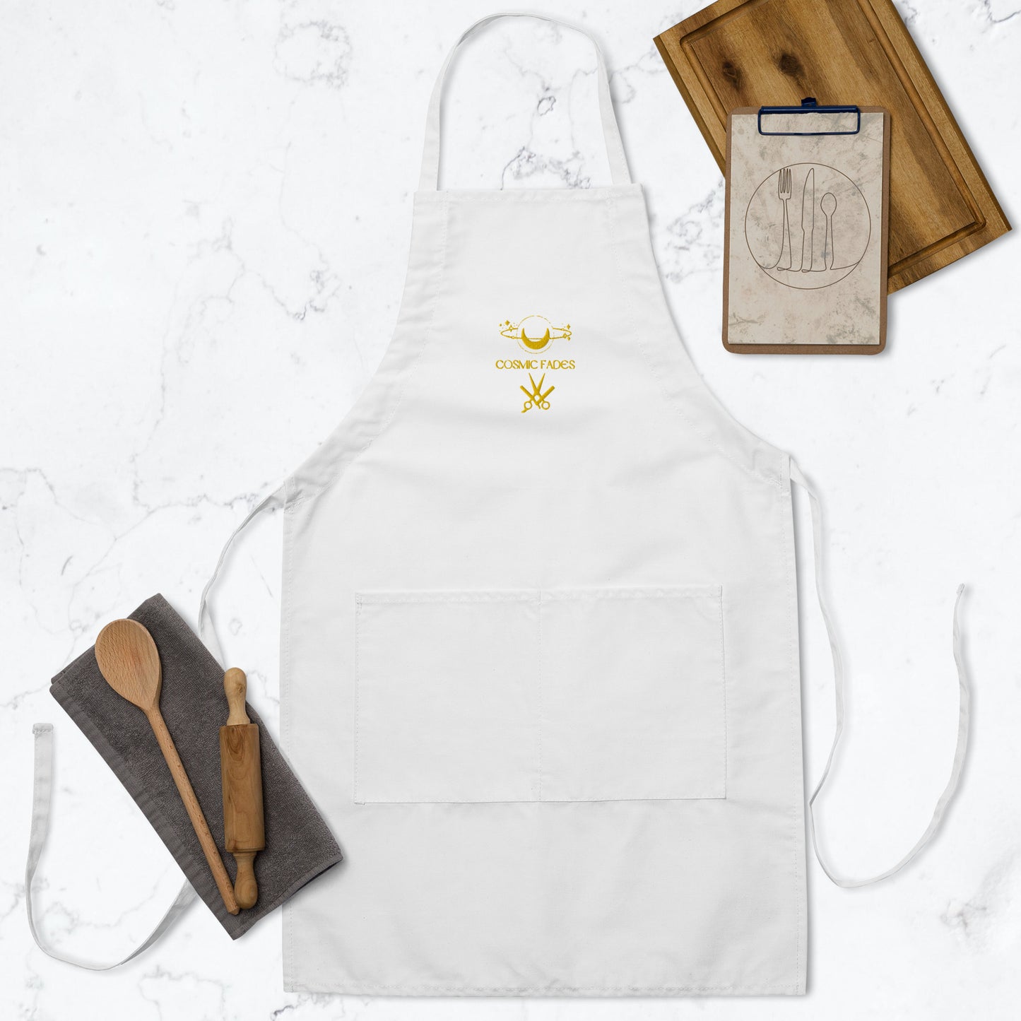 Cosmic Fades Embroidered Apron