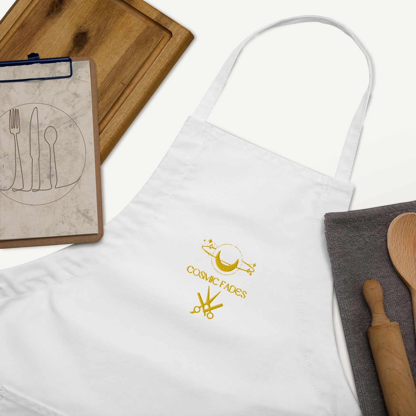 Cosmic Fades Embroidered Apron