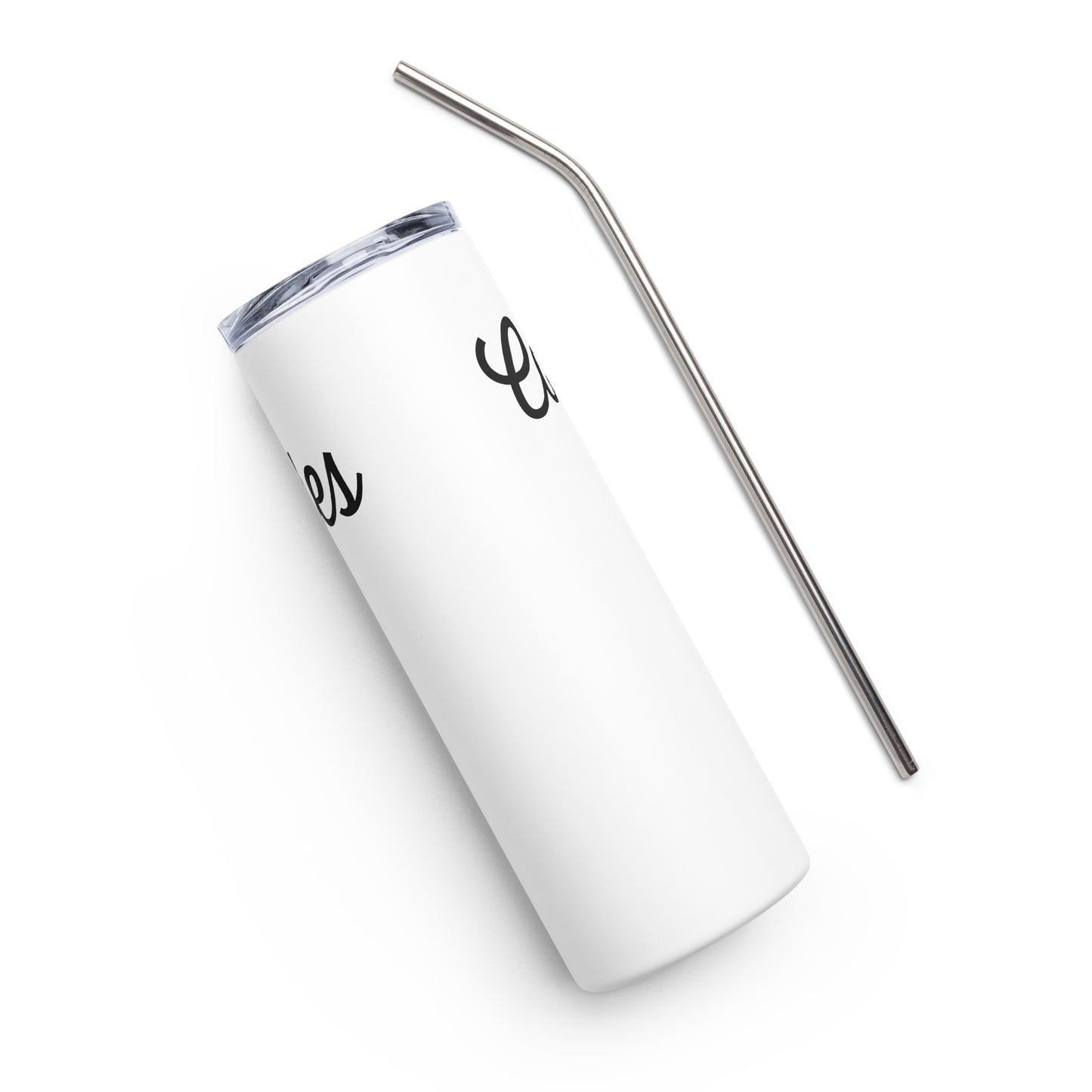 Cosmic Fades White Stainless steel tumbler