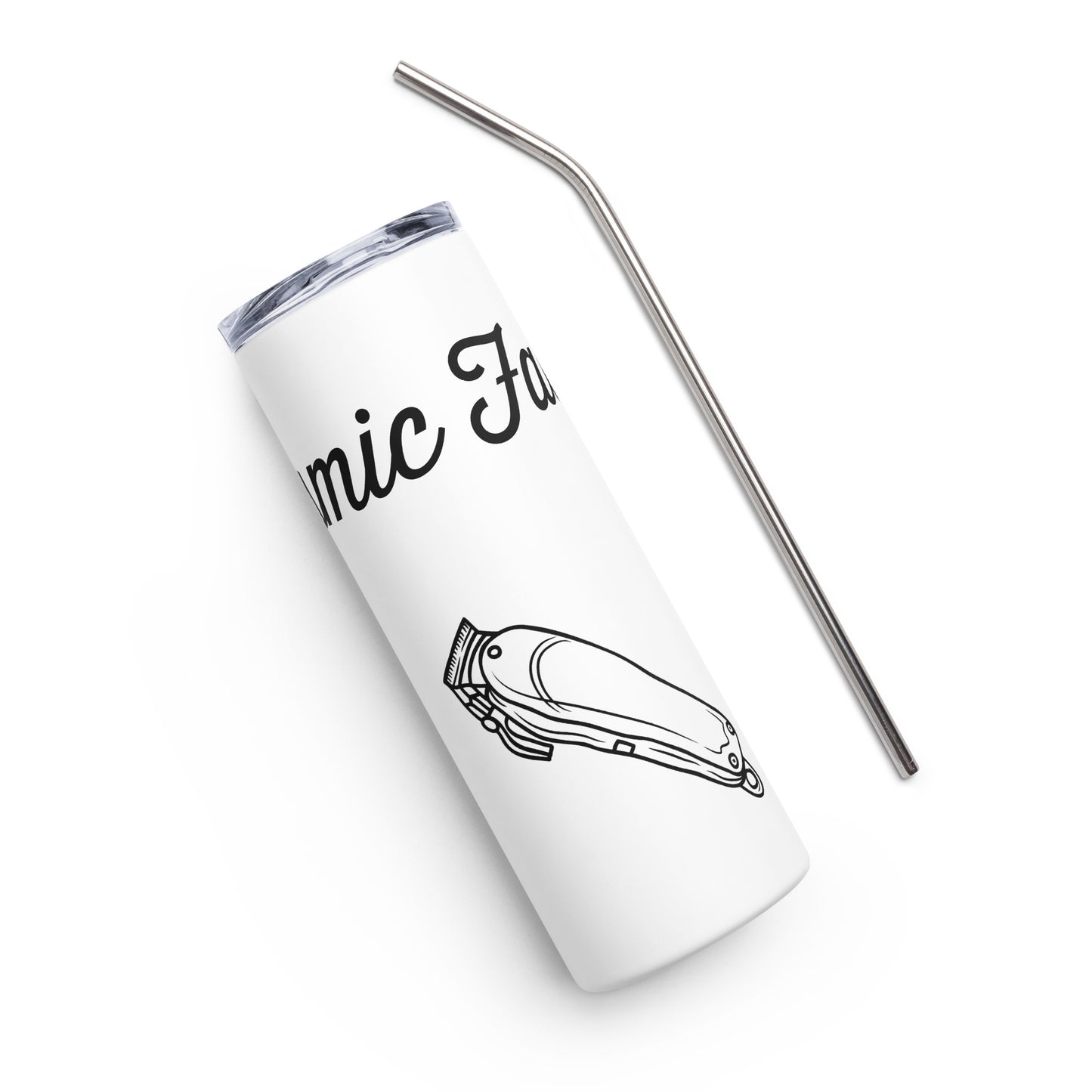 Cosmic Fades White Stainless steel tumbler