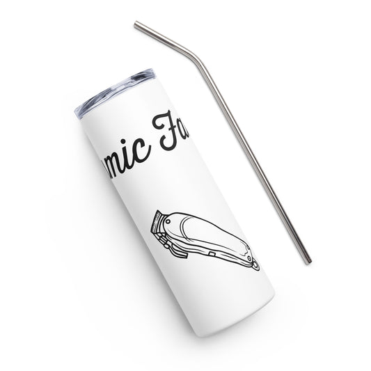 Cosmic Fades White Stainless steel tumbler