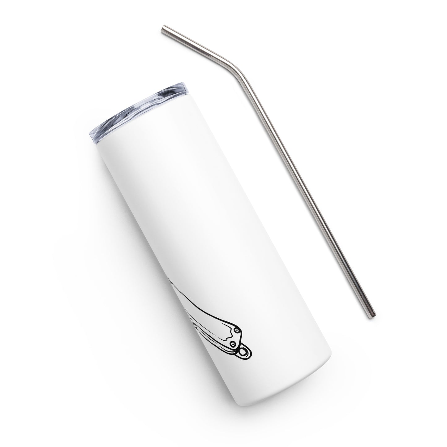 White Clipper Stainless steel tumbler