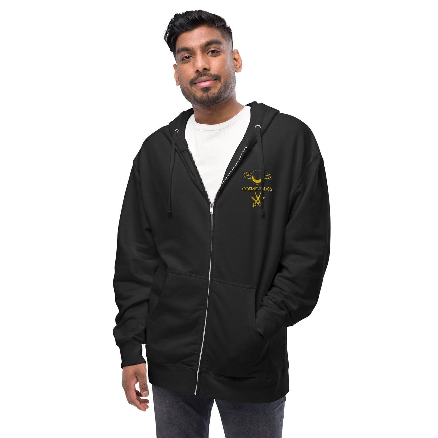 Cosmic Fades Unisex fleece zip up hoodie