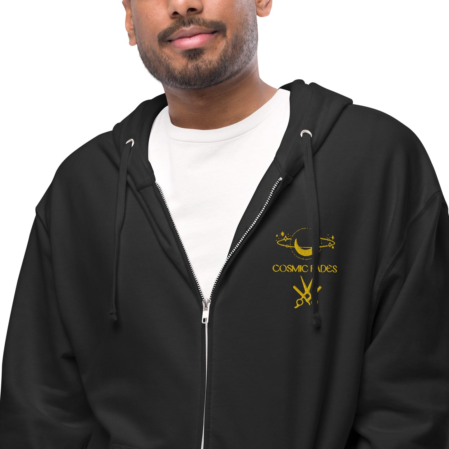 Cosmic Fades Unisex fleece zip up hoodie
