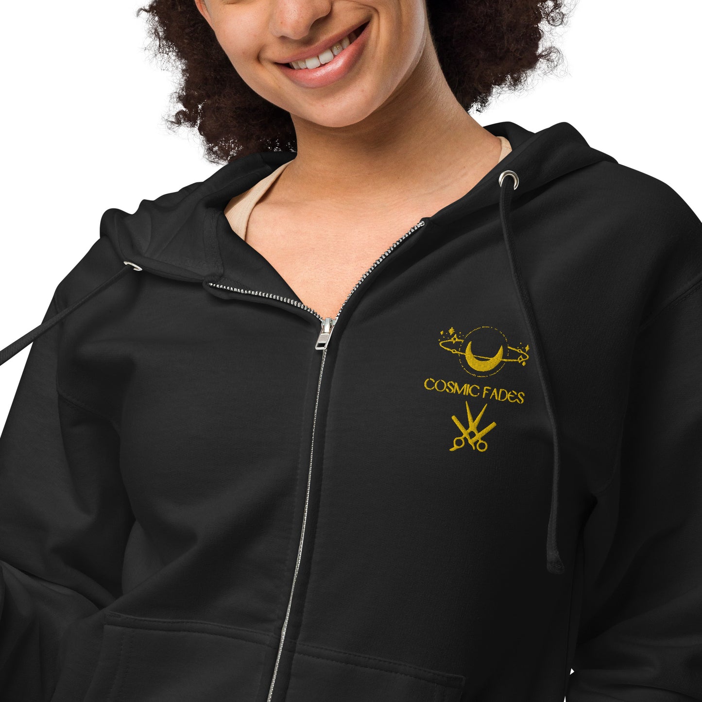 Cosmic Fades Unisex fleece zip up hoodie