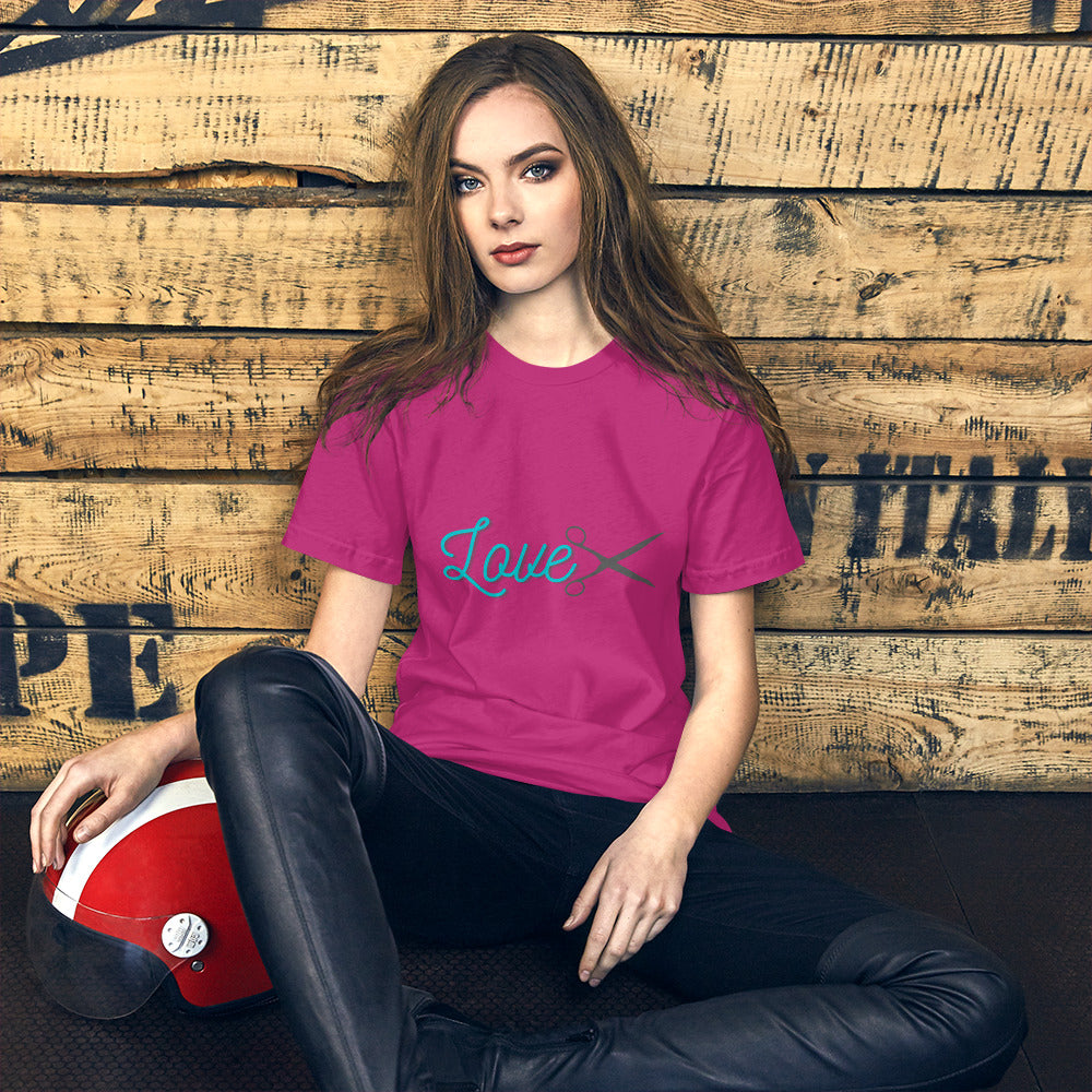 Love Cuts Unisex t-shirt