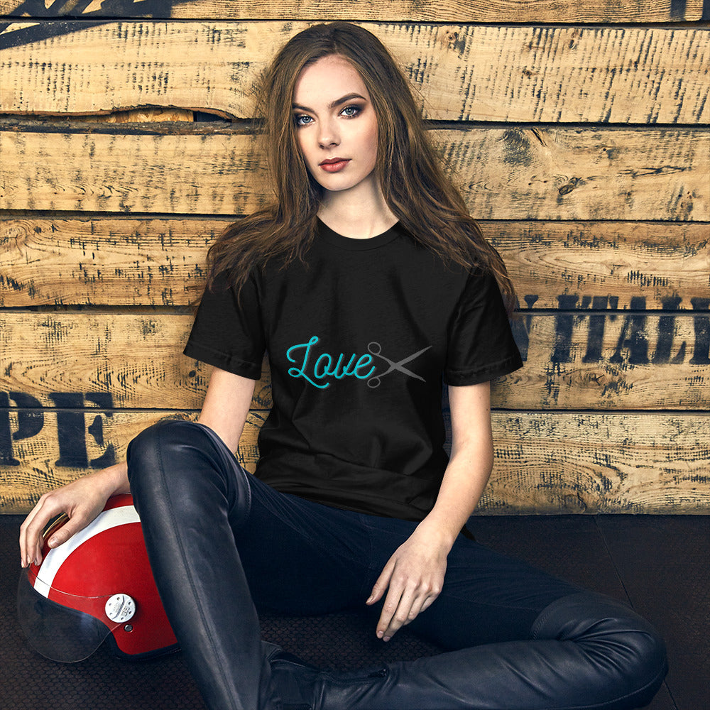 Love Cuts Unisex t-shirt