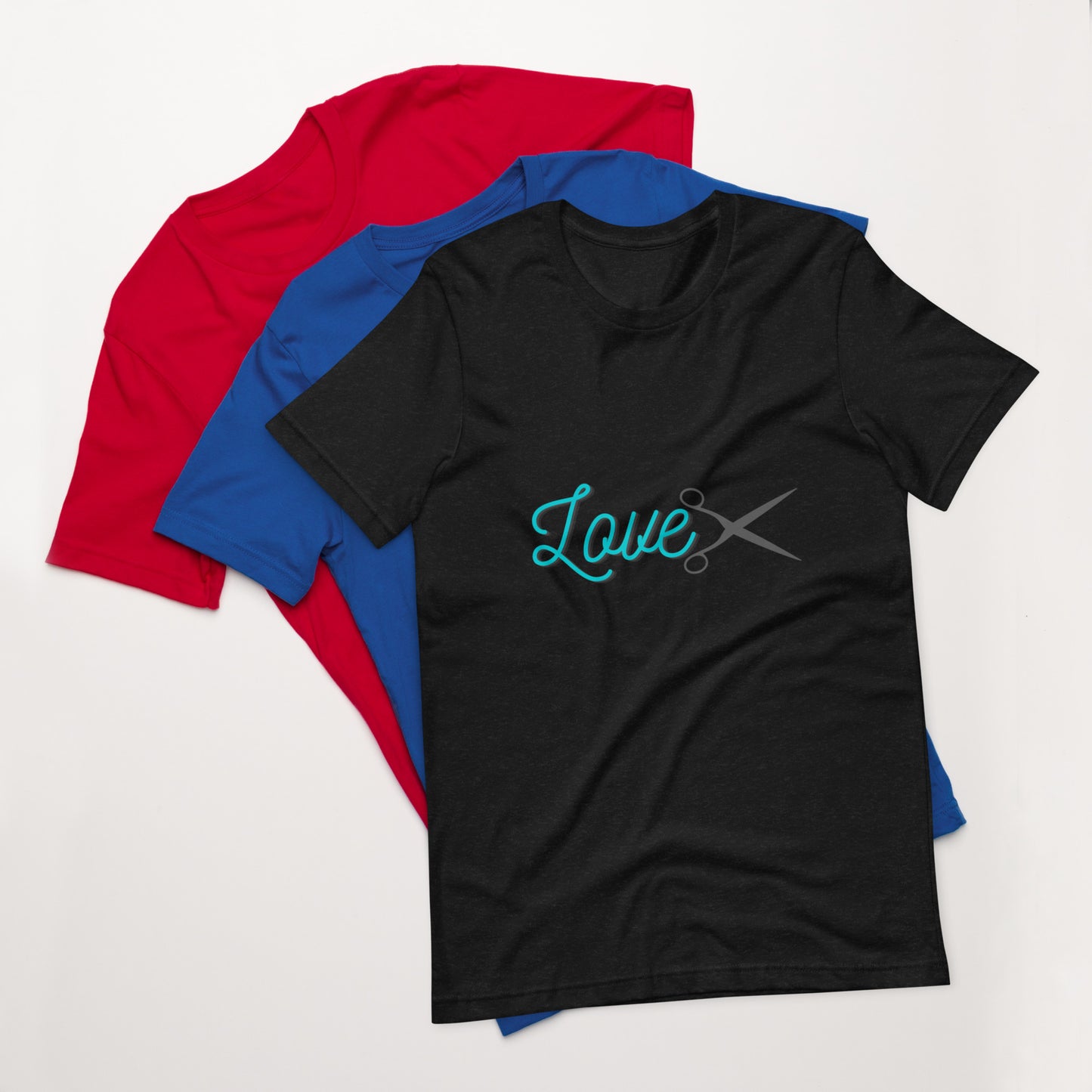 Love Cuts Unisex t-shirt