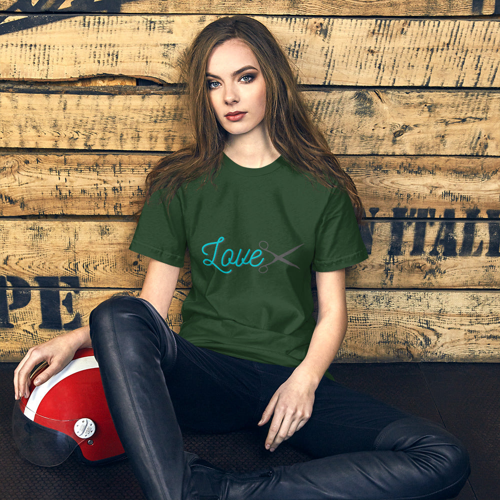Love Cuts Unisex t-shirt