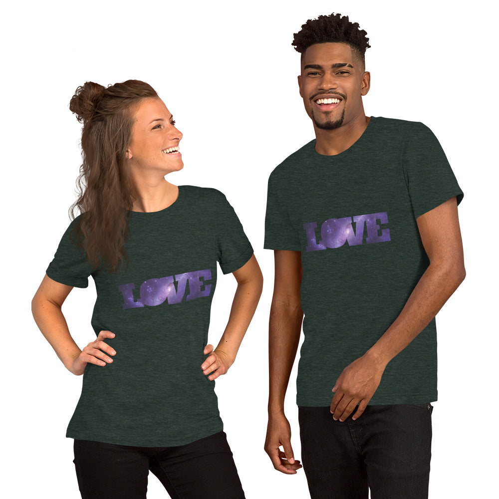 Cosmic Universal Love Unisex t-shirt