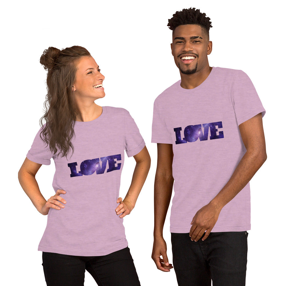 Cosmic Universal Love Unisex t-shirt