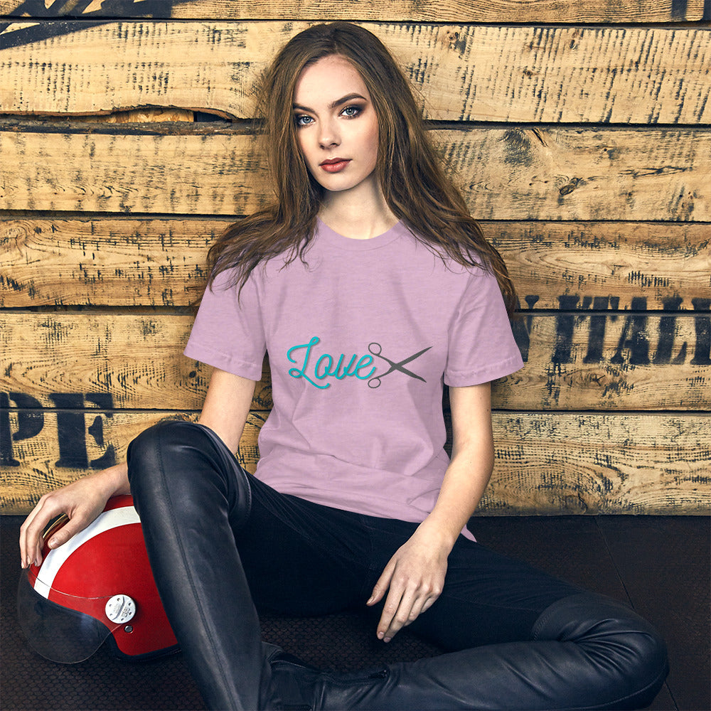 Love Cuts Unisex t-shirt