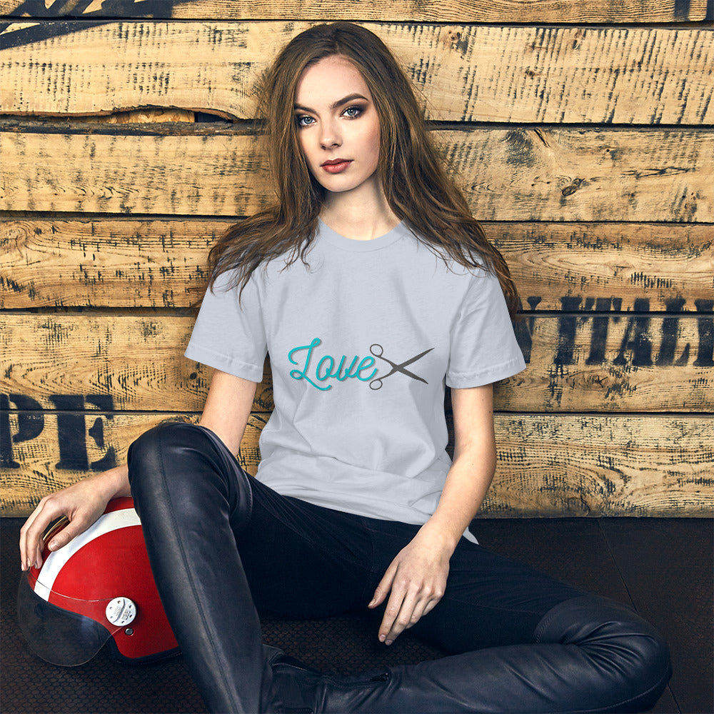 Love Cuts Unisex t-shirt