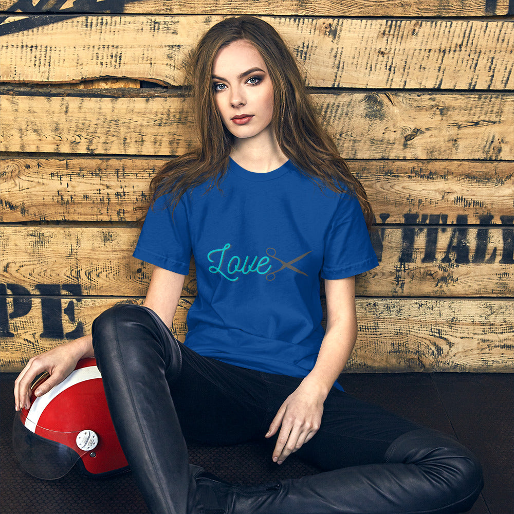 Love Cuts Unisex t-shirt