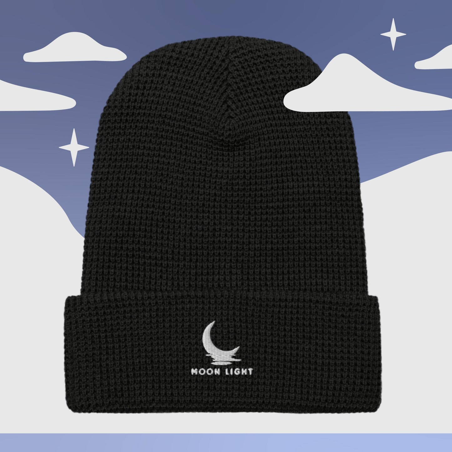 Moon Light Waffle Beanie
