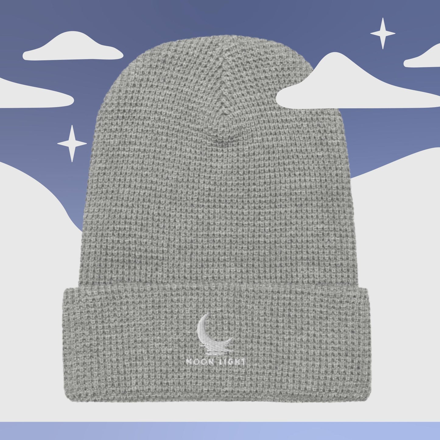 Moon Light Waffle Beanie