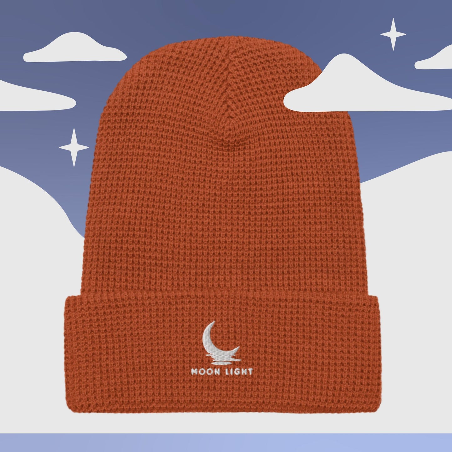 Moon Light Waffle Beanie