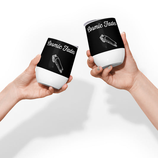 Cosmic Fades Clipper Wine tumbler
