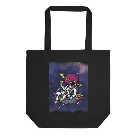 Relaxing in Space Eco Tote Bag