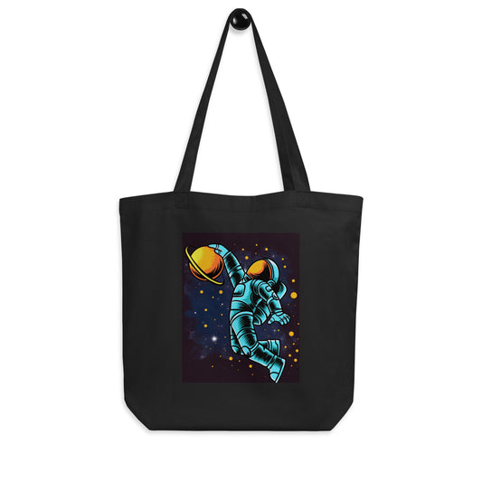 Astronaunt Hoops Eco Tote Bag