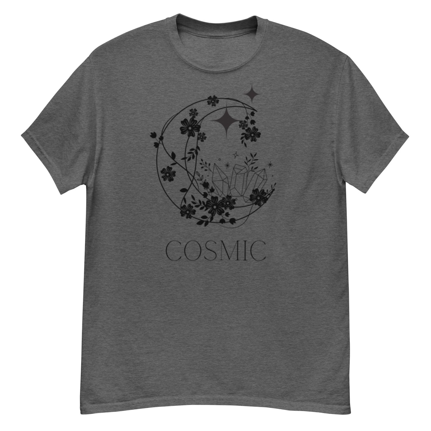 Cosmic Crystal Moon Men's t shirt
