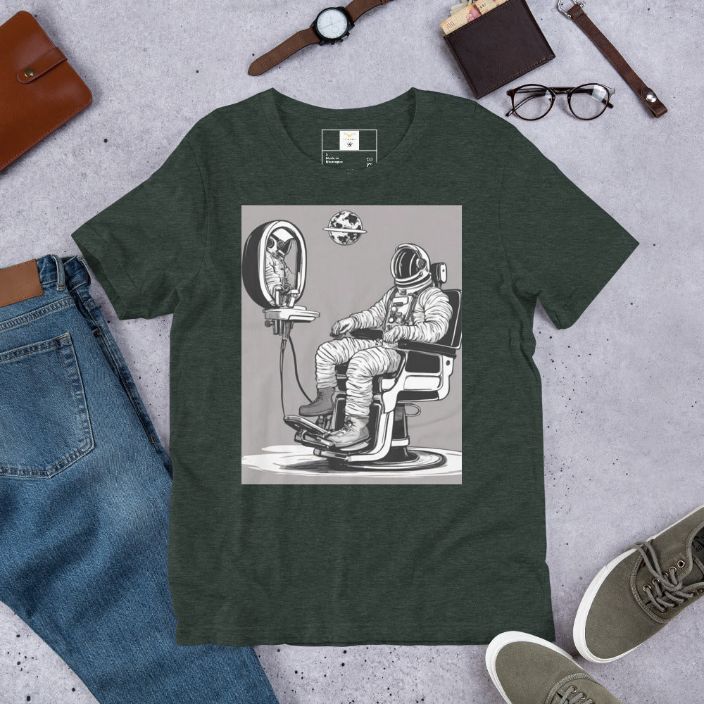 Astro Barber Chair Unisex T-Shirt
