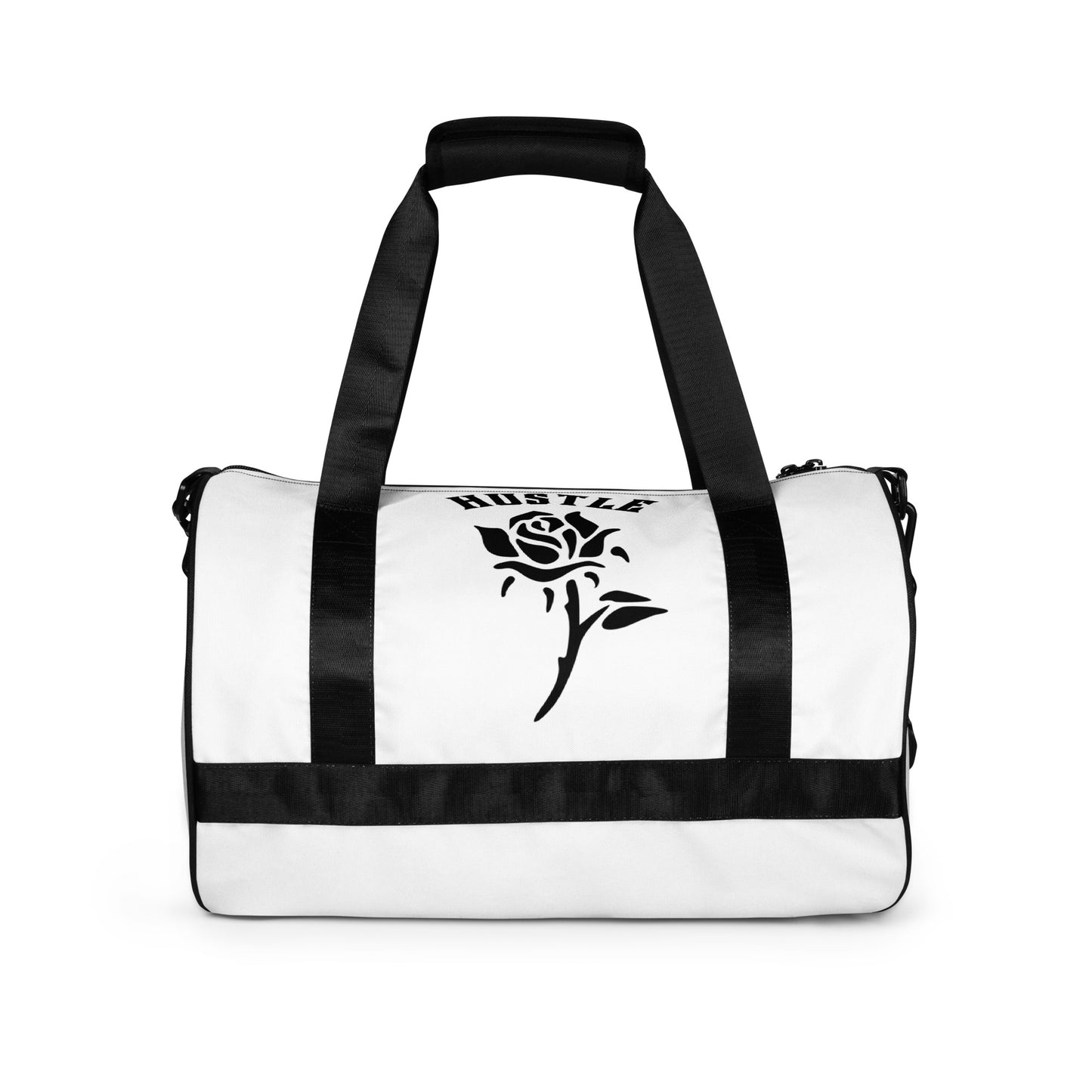 Hustle Rose White Gym Bag