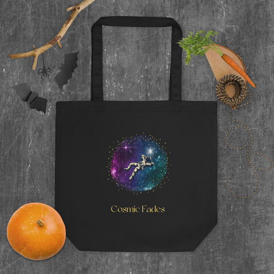 Cosmic Fades Astronaut Eco Tote Bag
