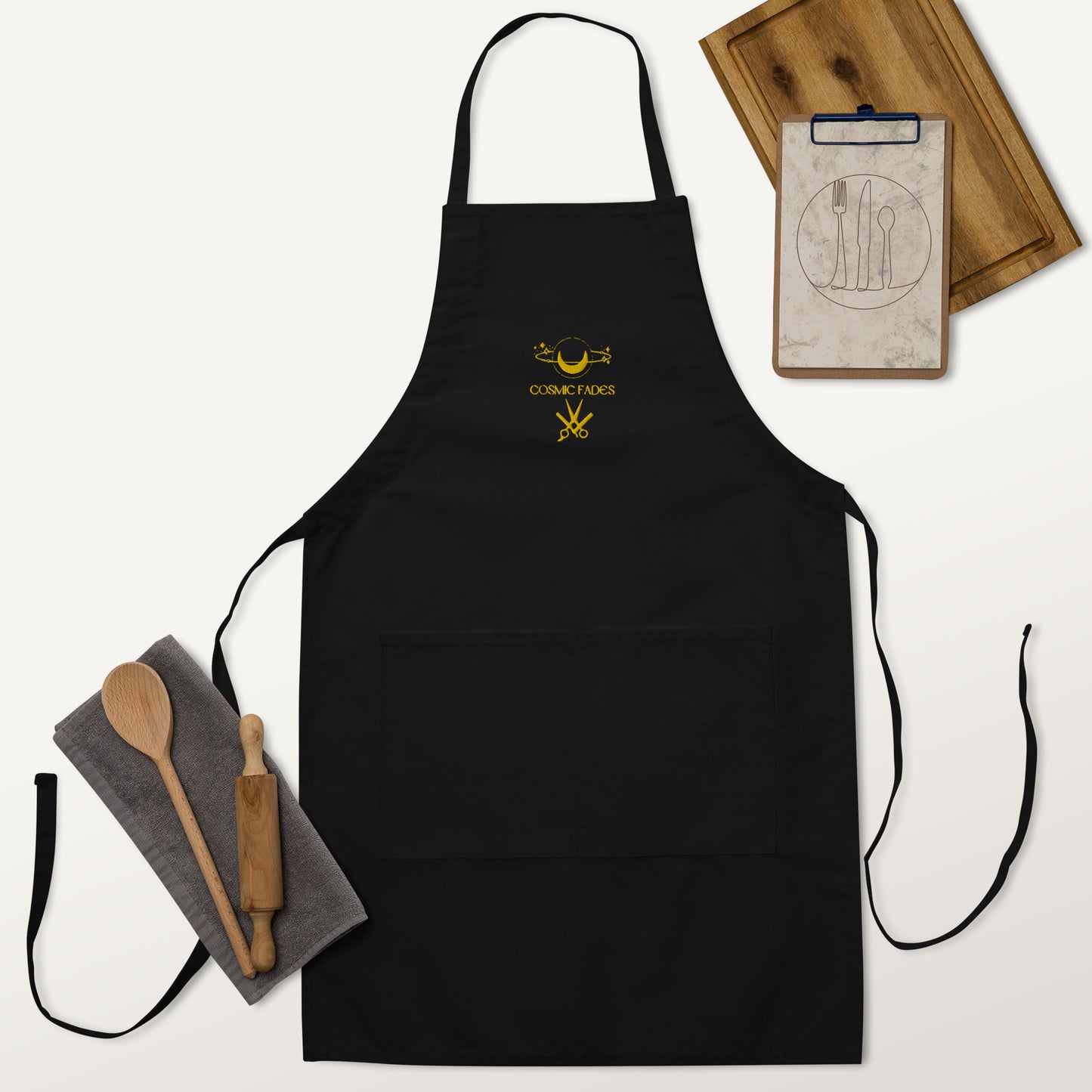 Cosmic Fades Embroidered Apron
