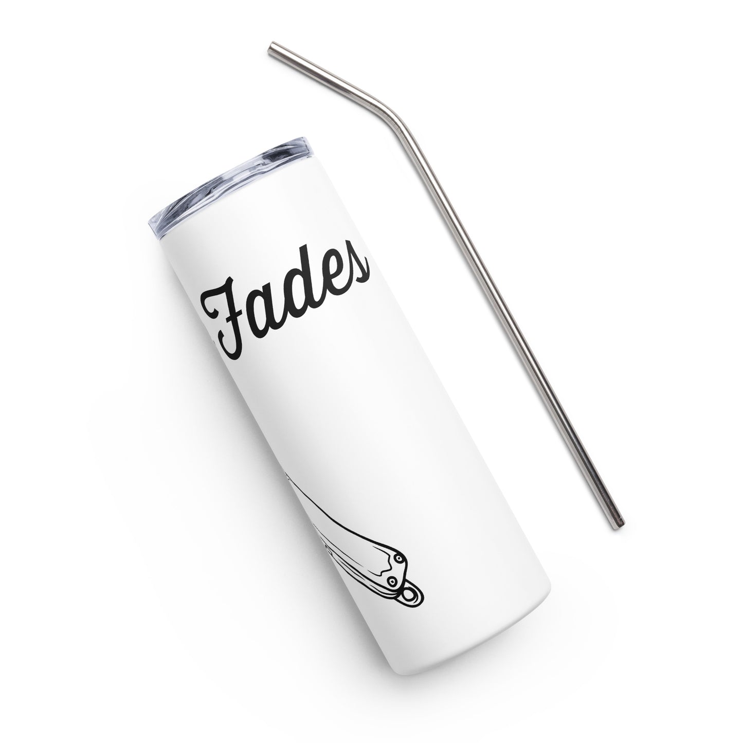Cosmic Fades White Stainless steel tumbler