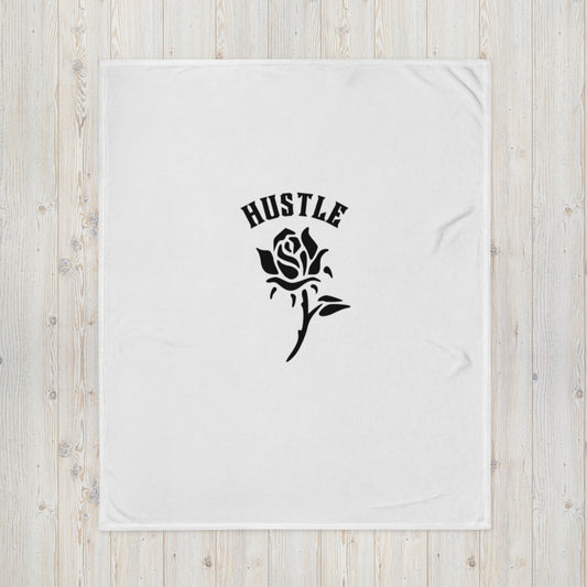 Hustle Rose Throw Blanket